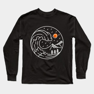 Dark Waves Long Sleeve T-Shirt